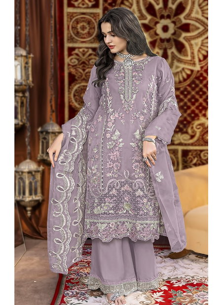 5104 A To D Iznik Organza Embroidery Pakistani Salwar Suits Suppliers In India